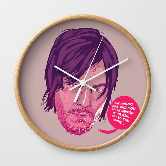 The Walking Dead - Daryl Dixon Wall Clock