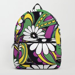 60s Daisy Paisley Backpack