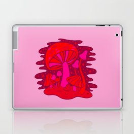 Pink Mushrooms Laptop Skin