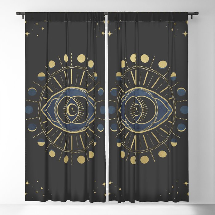 The Third Eye or The Sixth Chakra Blackout Curtain