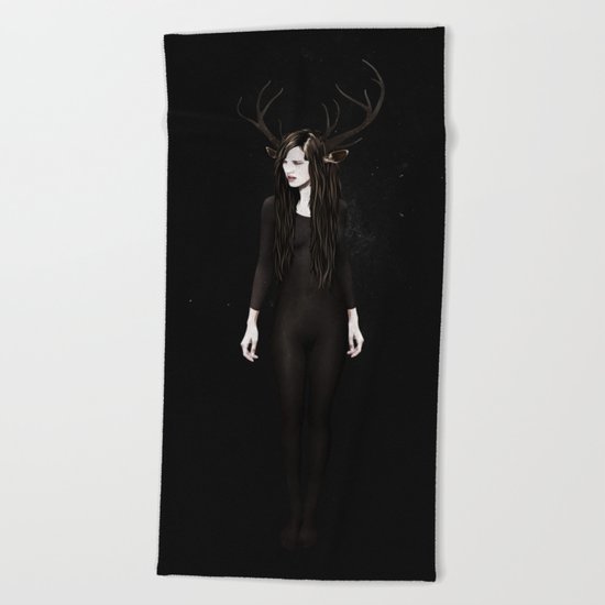 Abigail Night Beach Towel