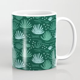 Espadín Agave Field Pattern in Greens Mug