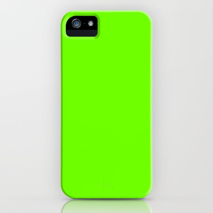 Bright Fluorescent Green Neon iPhone Case by podartist ...
