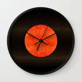 "Black Moon Sabana" Wall Clock