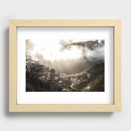 Valley View from Villa Rufolo  |  Travel Photography Recessed Framed Print