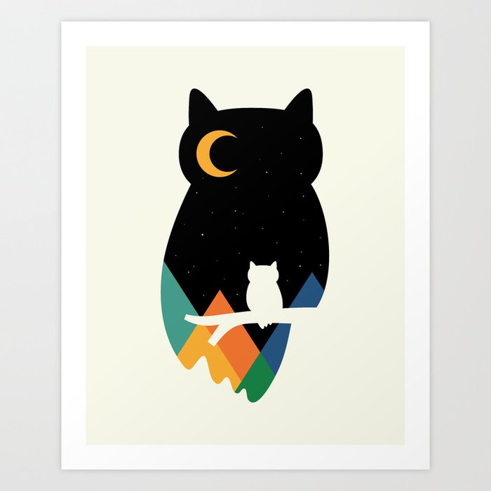 Discover the motif EYE ON OWL by Andy Westface as a print at TOPPOSTER