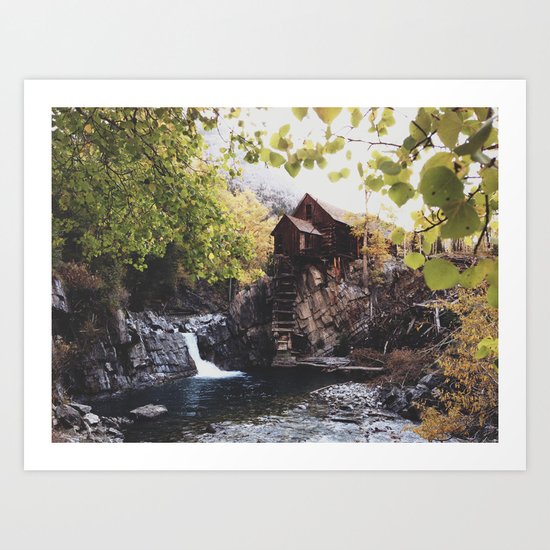 The Crystal Mill Art Print