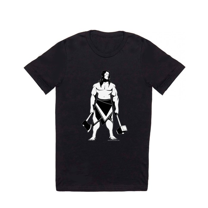 The Blacksmith - Brent Bailey Forge Stamp T Shirt