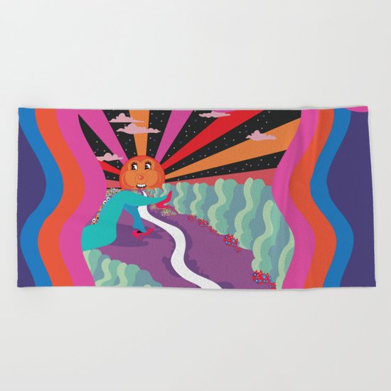 Peeper's Paradise Beach Towel