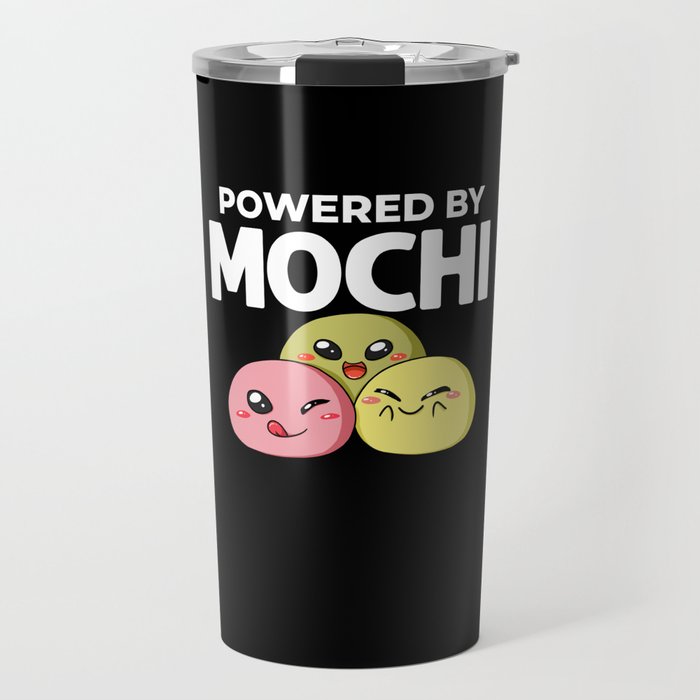 Mochi Ice Cream Donut Rice Cake Balls Travel Mug
