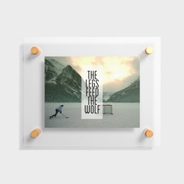 The Legs Feed The Wolf Floating Acrylic Print