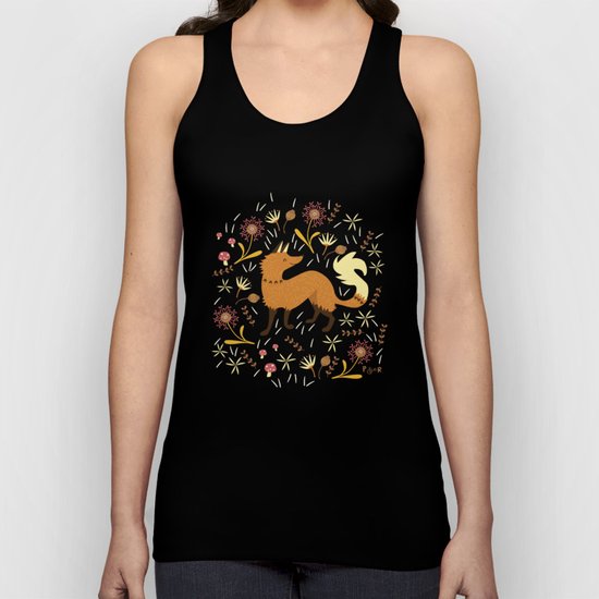 Cute as a Fox Unisex Tank Top