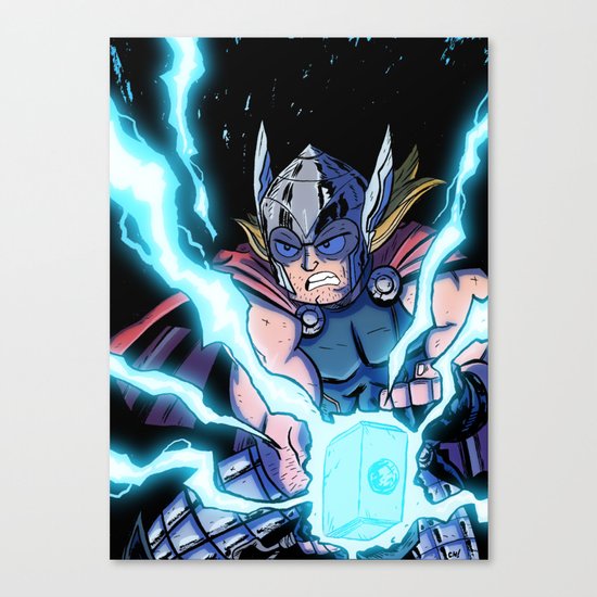 The Mighty THOR! Canvas Print