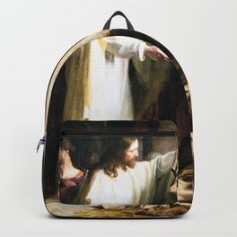 Christ Healing the Sick at Bethesda by Carl Bloch Backpack | Sick, Holy, Miraculoushealings, Healing, Poor, Paralytic, Prophet, Fountain, Godtheson, Jerusalem 