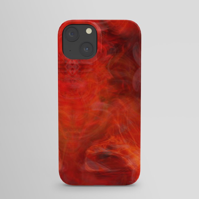 Red Shapes iPhone Case