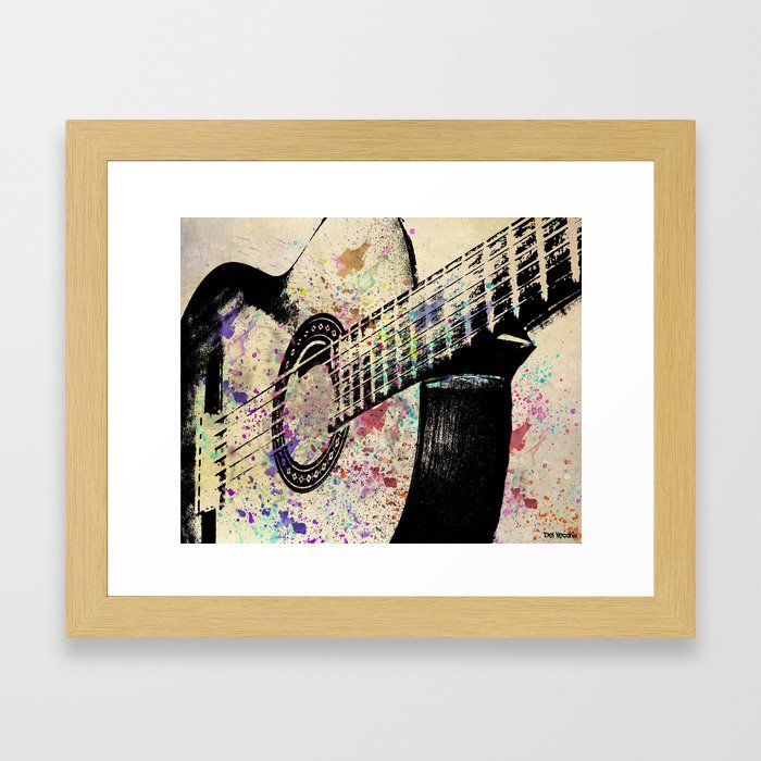 Guitar Framed Art Print