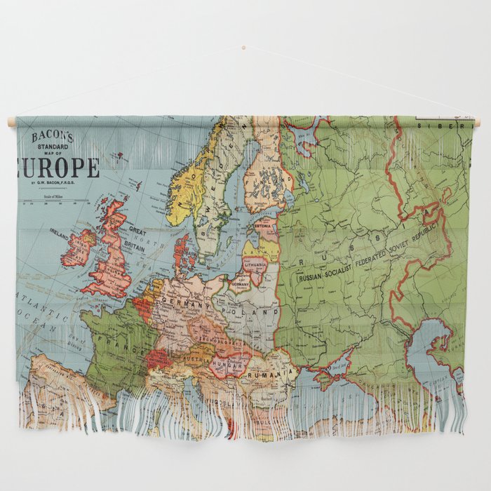Old Europe map Wall Hanging