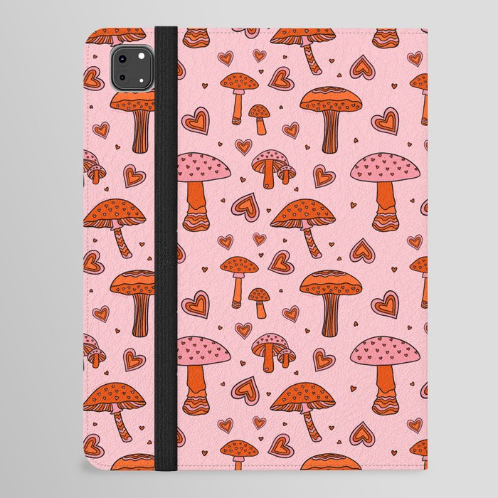 Valentine Mushrooms iPad Folio Case