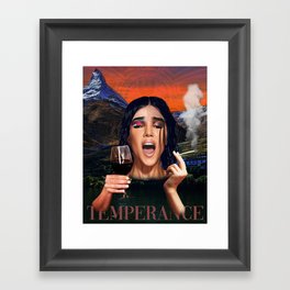 Temperance Tarot Framed Art Print