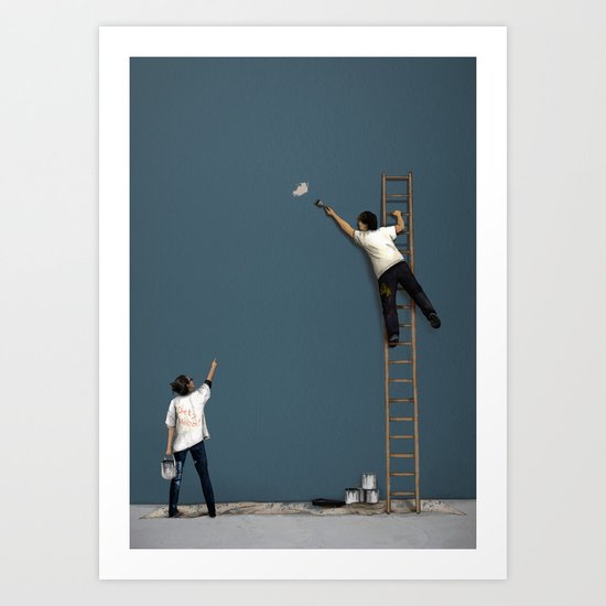 Missed A Bit Art Print