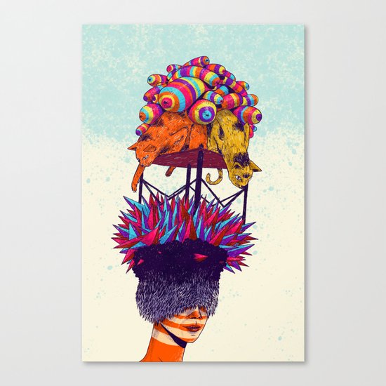 Full head Canvas Print