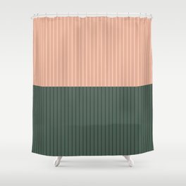 Color Block Lines XXVII Shower Curtain