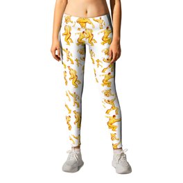 gesture drawing 6 ( yellow Man ) Leggings
