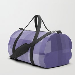 Rectangles - Geometric pattern Design blue violet Duffle Bag