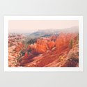 Morning Glow in Bryce Canyon Fine Art Print Art Print