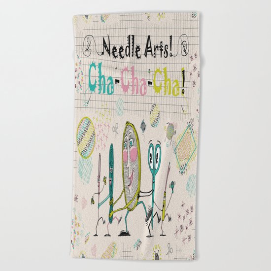 Needle Arts! Cha-Cha-Cha! Beach Towel