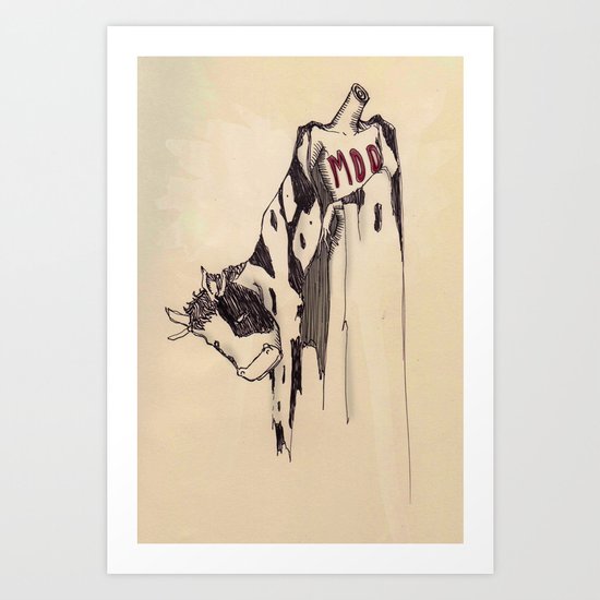 moo Art Print