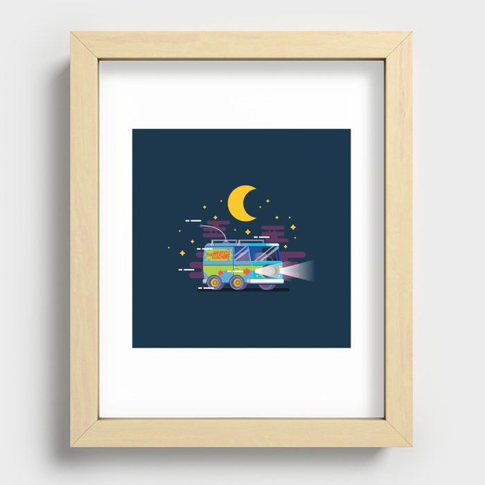 Mystery Machine Recessed Framed Print