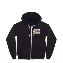  Toulouse-Lautrec vintage cycling ad Zip Hoodie