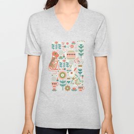 The Mad Tea Party - Spring Night V Neck T Shirt