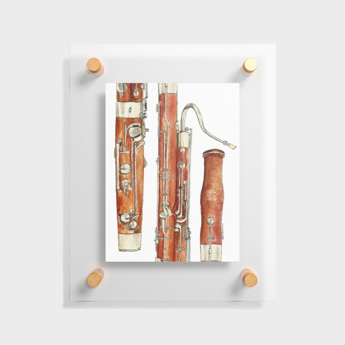 Bassoon Floating Acrylic Print