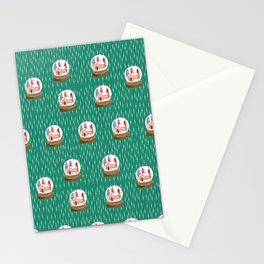 The Snowglobe Cottage Small Pattern Stationery Card