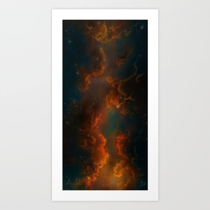 Nebula Glow Cloud   Art Print