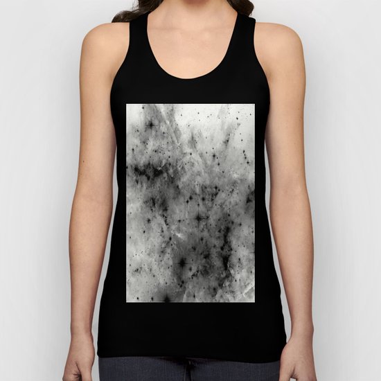 Space Without Colour - Black And White Painting Unisex Tank Top