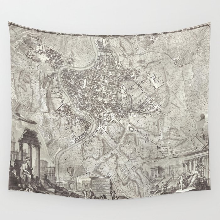 La pianta grande di Roma The Large Plan of Rome also known as