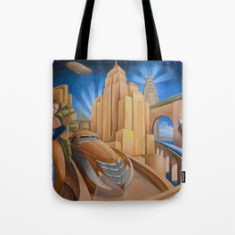 I Will Possess Your Heart - New York City Art Deco Landscape Tote Bag