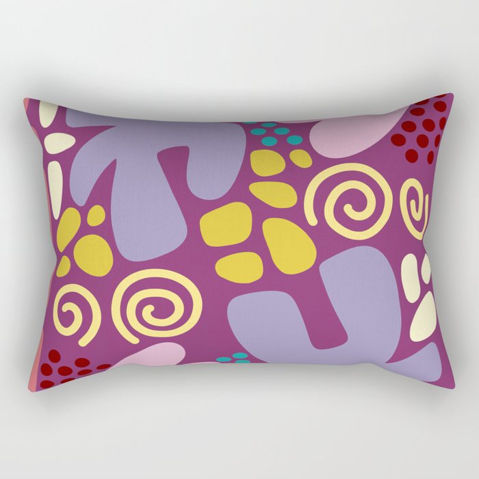 Abstract vintage colors pattern collection 13 Rectangular Pillow