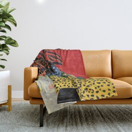 Interior with Black Fern - Henri Matisse Throw Blanket