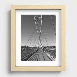 Tempe Town Lake Foot Bridge Recessed Framed Print