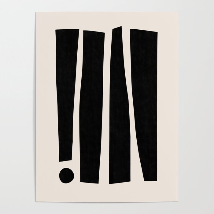 Minimal abstract shapes 2 Poster