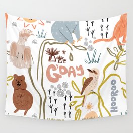 Australiana  Wall Tapestry