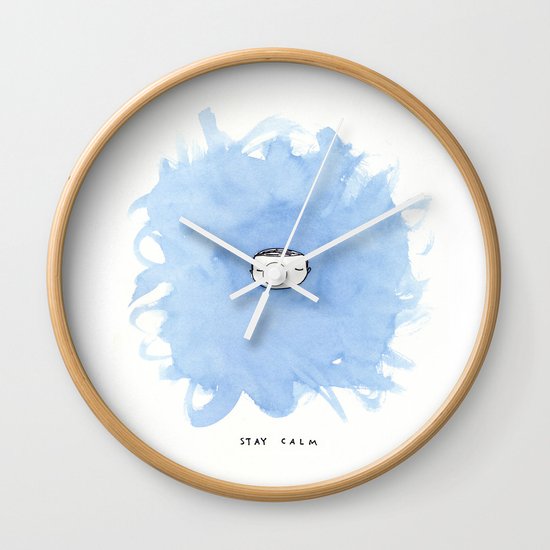 Stay calm Wall Clock
