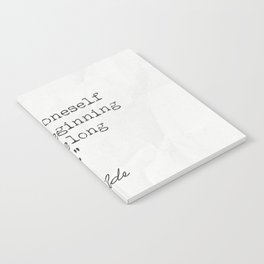 Oscar Wilde int quotes Notebook