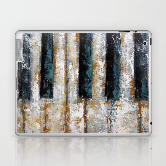 Play Me a Song Piano Keys Laptop & iPad Skin
