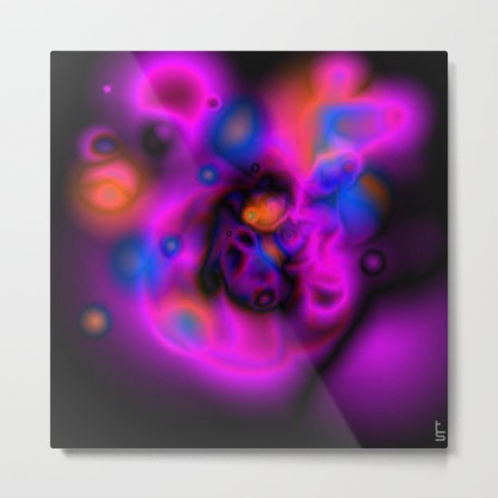 Glow Metal Print