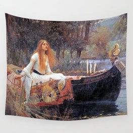 THE LADY OF SHALLOT - WATERHOUSE Wall Tapestry